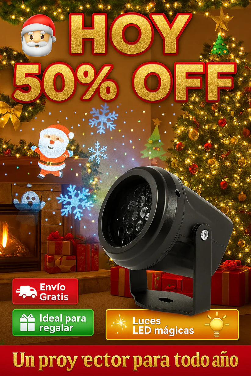 Proyector de Luces Navideñas