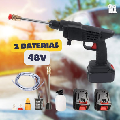 HIDROLAVADORA INALAMBRICA 2 BATERIAS 48W