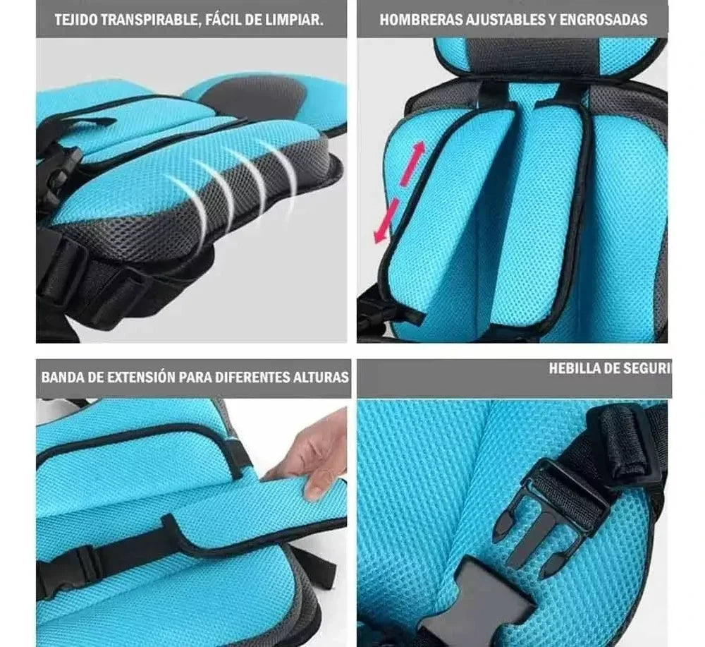 SILLA DE CARRO  PORTATIL PARA BEBE: Seguridad y Comodidad en Cada Trayecto