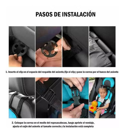 SILLA DE CARRO  PORTATIL PARA BEBE: Seguridad y Comodidad en Cada Trayecto