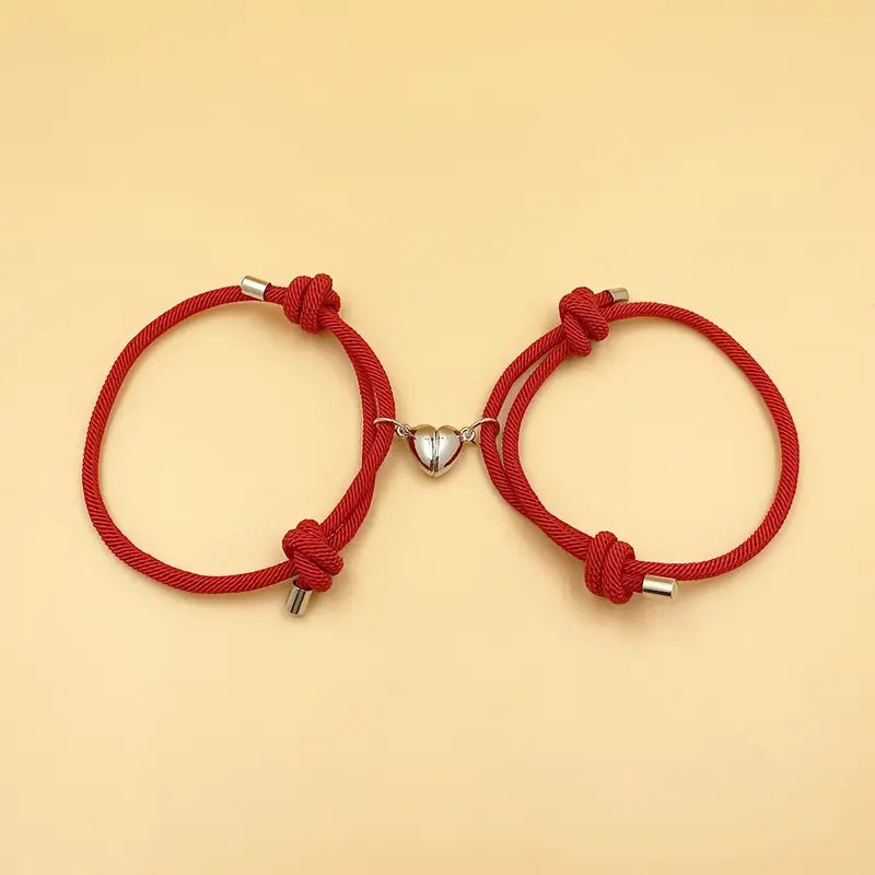 Kit Pulsera Corazón Magnético – El Símbolo del Amor Irrompible