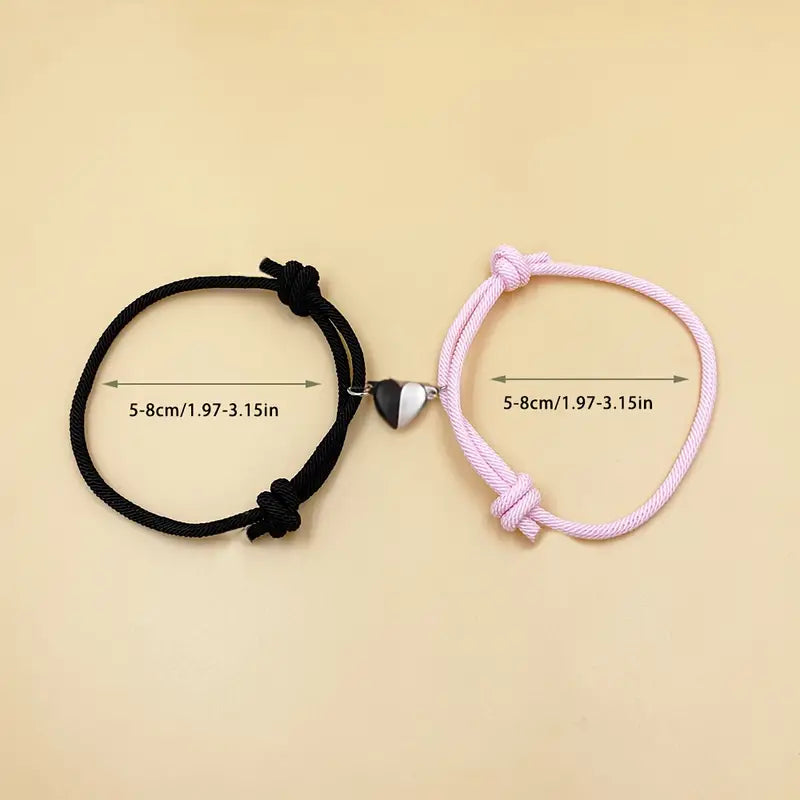 Kit Pulsera Corazón Magnético – El Símbolo del Amor Irrompible