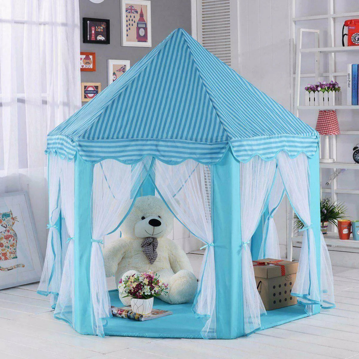 Carpa Castillo con Luces para Niños – ¡Un Mundo de Fantasía en Tu Hogar!.