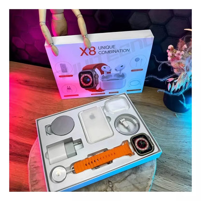 Combo Ultra 8 + Audífonos i12 (EW)+ PowerBank – Tecnología y Estilo en un Solo Producto