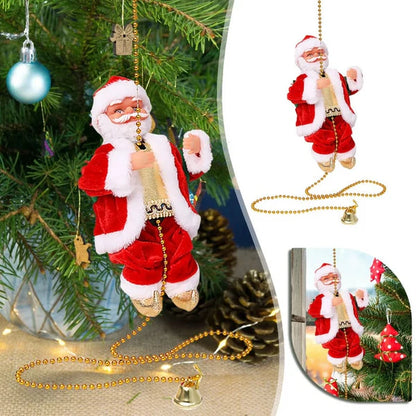 La decoración navideña que a todos enamora, Papá Noel Escalador